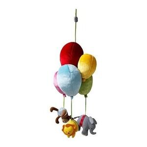 New Ikea Plush Balloon Mobile W‎ Animals Leka Cirkus Circus Elephant Lion Monkey